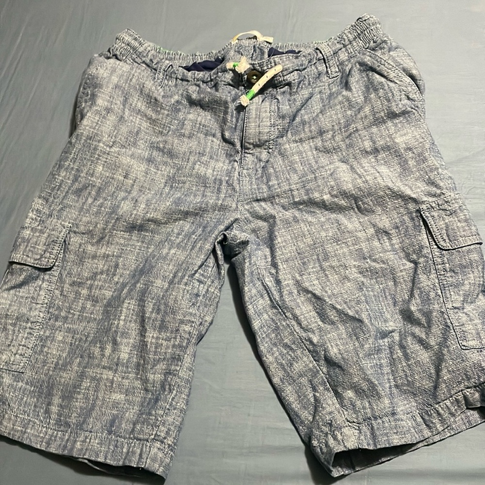 Boden size 14 chambray cargo shorts- GUC